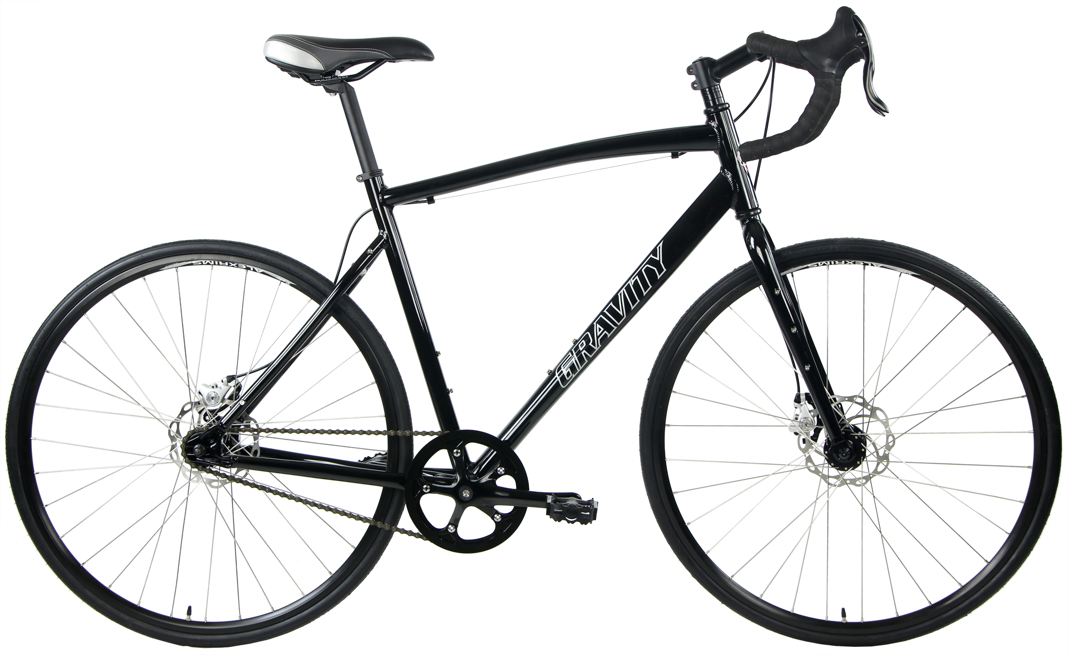 fixed gear bike with disc brakes