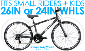 Fits 8 to 12YRS, 24inch Wheel Cruisers  Gravity Salty Dog (Boys/Girls) Save Up to 60% / Compare $399 SUPER FAT TIRES SIngle Speed | SALE $179  Click Here to Save Up To 60%