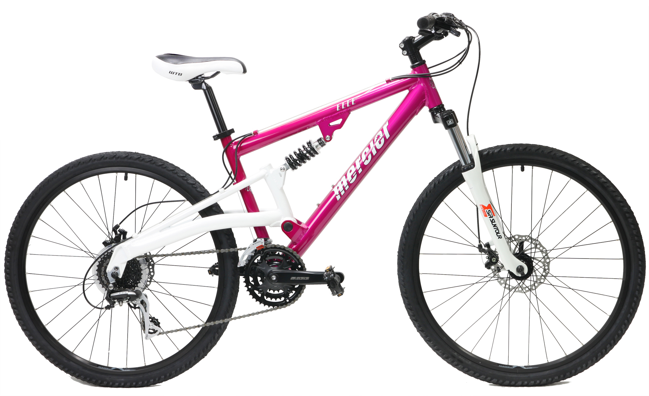 pink womens mountain bike