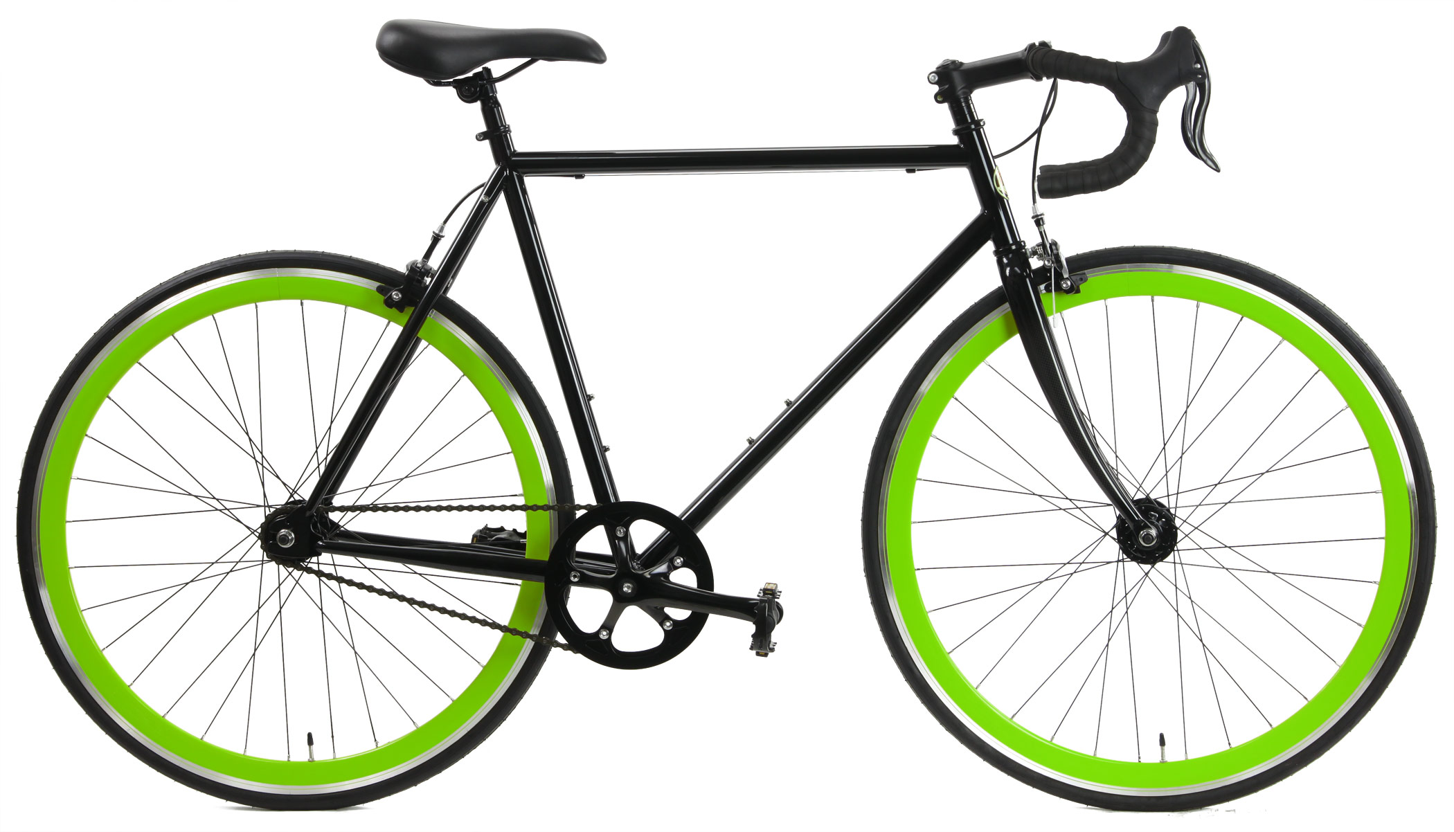 colored bike wheels