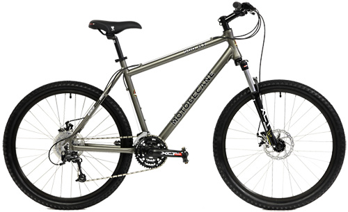 2013 Motobecane 500HT Disc Brake Mountain Bikes Aluminum Frame, LOCKOUT Suspension Fork, WTB Saddles Features: Shimano Deore 24 Speed, WTB saddles