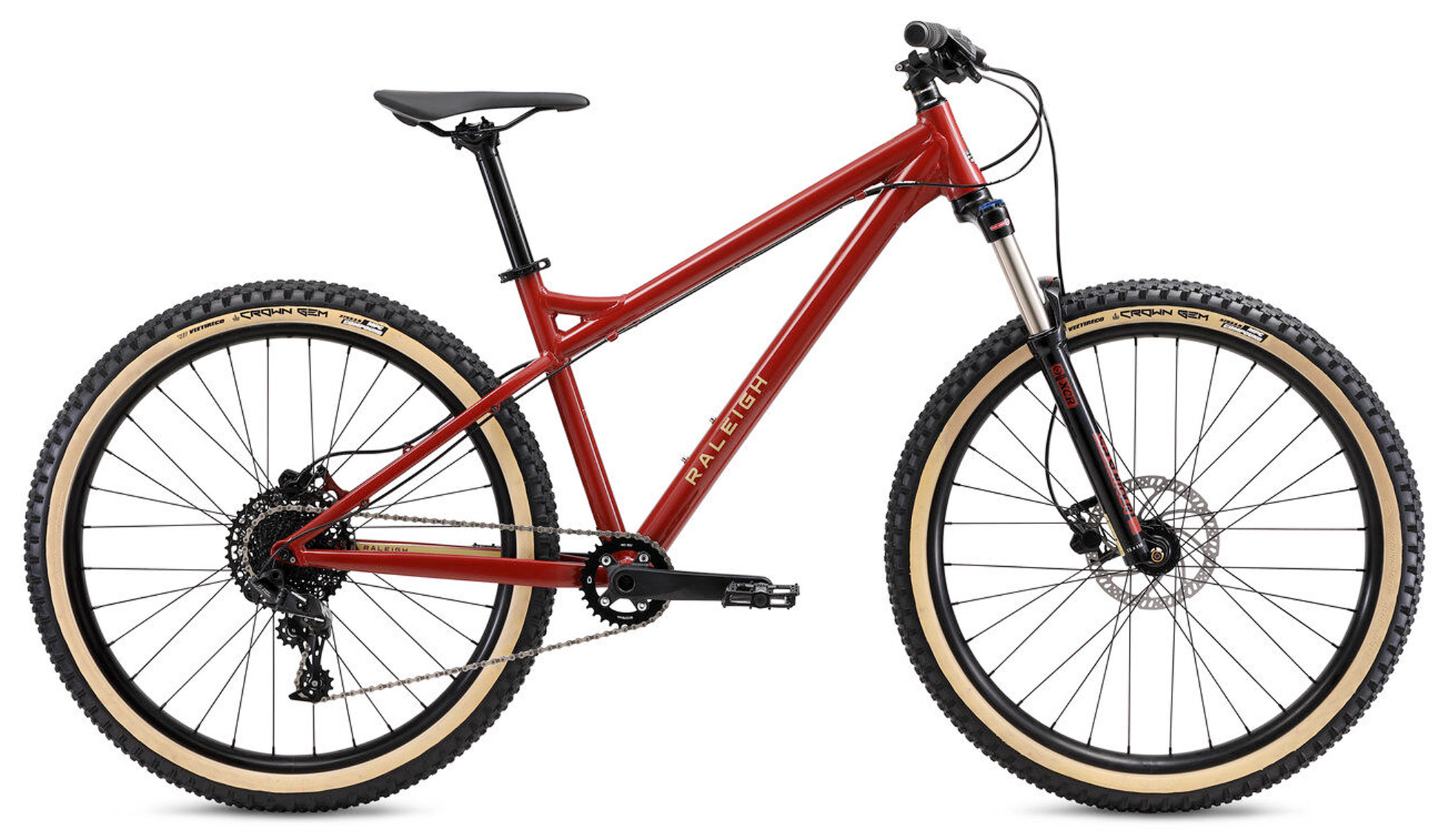 red raleigh bike