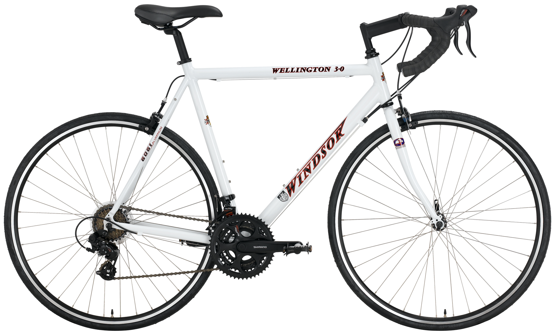 white 21 speed aluminum road bike racing bicycle 54cm 700c shimano parts