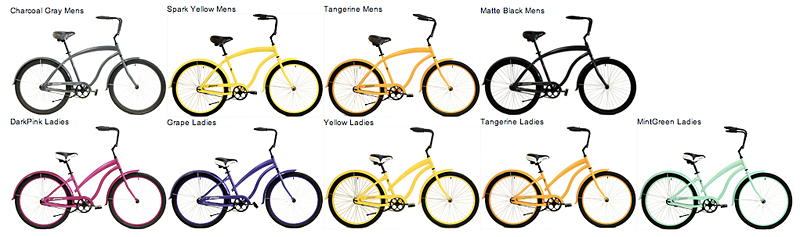 Mango Macaw Aluminum Cruiser Bikes