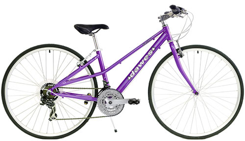 Super Comfy, Fast Rolling Ladies Flat Bar, Hybrid Lifestyle Road Bikes Bikes
Dawes Wendy, Double Wall Aluminum Wheels, Comfy Anatomic Seats, Strong V Brakes