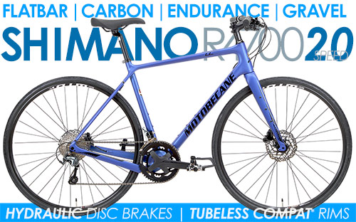 Full Carbon, DISC Brakes, Shimano CLARIS 3X8Spd, NEW WTB Tubeless Compatible Rims