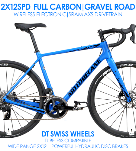 SRAM 2X12 AXS WIRELESS SHIFTING
TOP RATED FULL CARBON, GRAVEL | ENDURANCE ROAD
2X12 SPEED, DT SWISS TUBELESS COMPAT WHEELS
COMPARE $4199 NOW $1999+FREE SHIP48
SHOP NOW